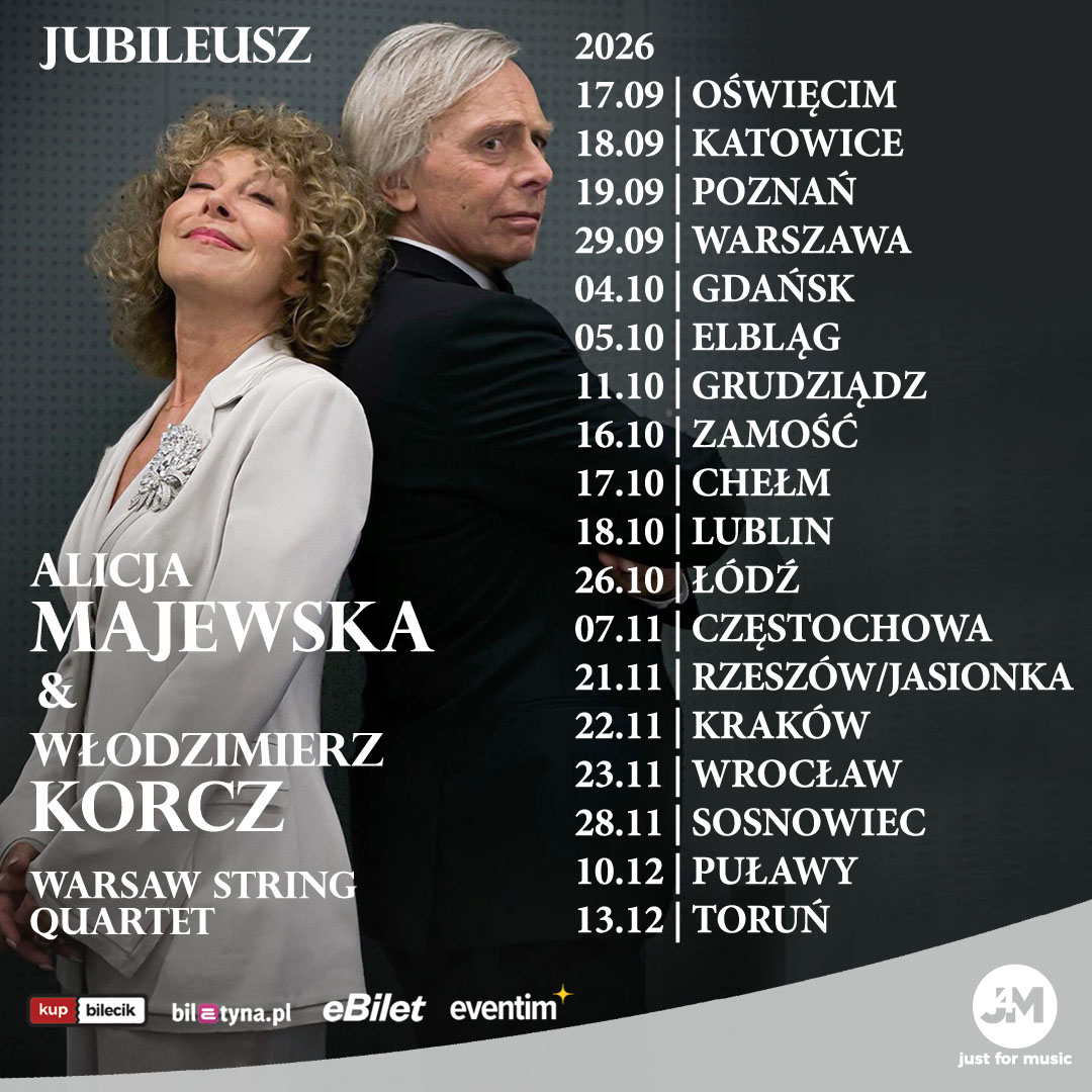 Alicja Majewska grafika z trasy jesień 2026